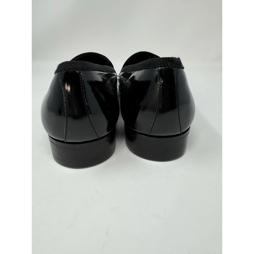 Salvatore Ferragamo Made in Italy Patent Grosgrain Vamp Formal Loafer 11 D